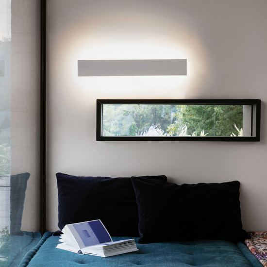 Zig zag ap d53 ideal lux applique led 2700k bianca moderna