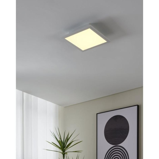 Plafoniera moderna quadrata led app dimmerabile 2700k-65000k quadrata