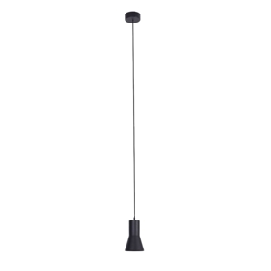 Lampada nera cono pendente moderna led 3000k 6w