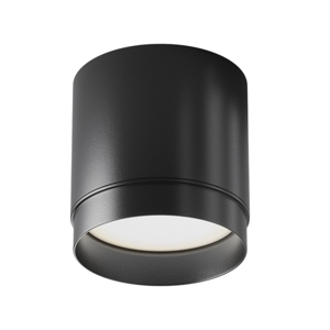 Faretto da soffitto cilindro nero