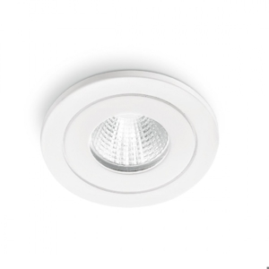 Faretto led da incasso gea luce 5w 3000k rotondo bianco alya