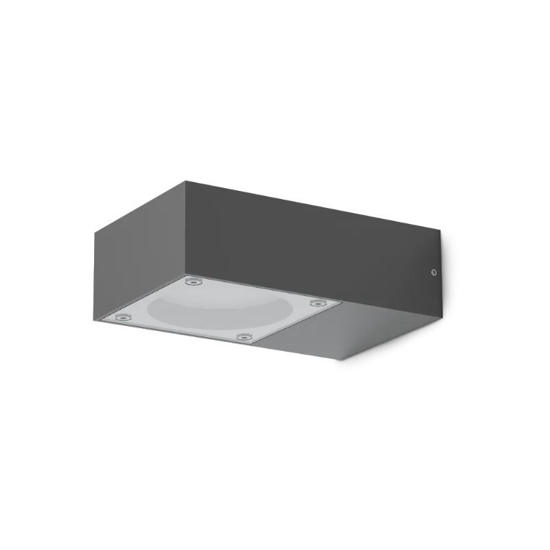 Sirio ap1 applique da esterno ideal lux nero moderna ip65