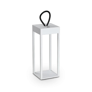 Enya tl ideal lux lampada da tavolo bianca per esterno portatile led ip54