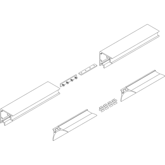 Kit giunzione lineare per profilo lubiana