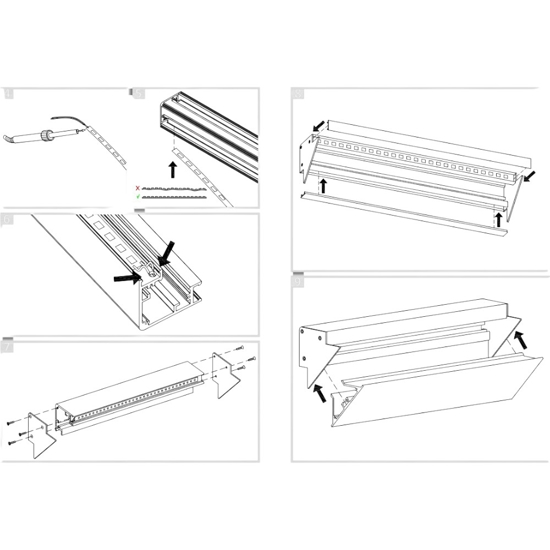 Profilo angolare oro 2mt gea luce lubiana c per n2 strip led max 10mm