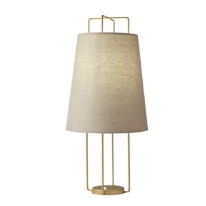 Lampada da tavolo pyra moderna oro miloox