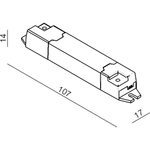 Trasformatore driver 10w on-off linea light