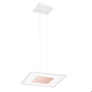 Linea light aruba lampadario moderno led 3000k rame