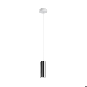 Lampada a sospensione linea light birba cromo lucido