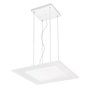 Lampadario moderno bianco linea light dublight led 42w 3000k