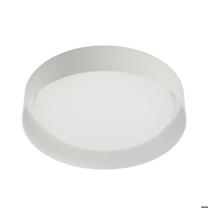 Plafoniera bianca led 22w 3000k linea light crew 2 per cucina