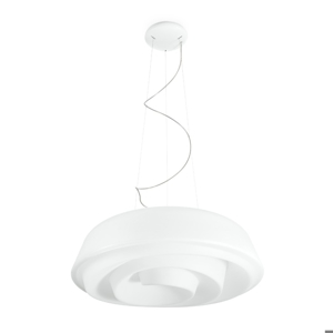 Lampadario linea light rose p bianco design moderno