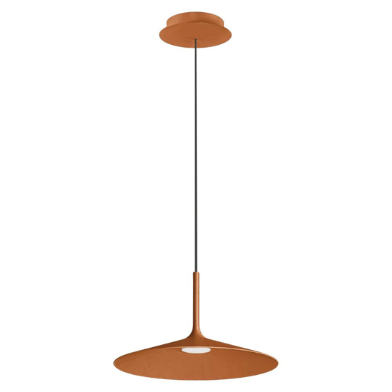 Lampada poe plus terracotta sospensione led 15w 3000k linea light