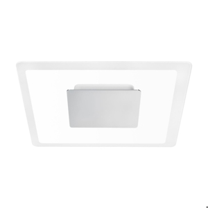 Linea light aruba s cromo plafoniera led 40w 3000k