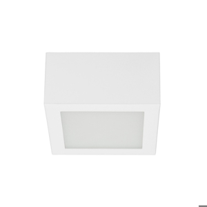 Linea light plafoniera bianca box sq quadrata led 7w 3000k