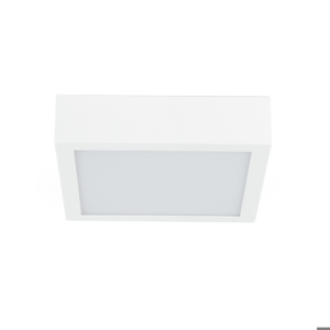 Plafoniera led box  sq linea light 17w 3000k quadrata bianca