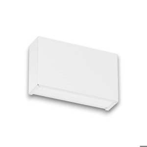 Applique box w1 mono emissione bianco led 6w 2700k moderna