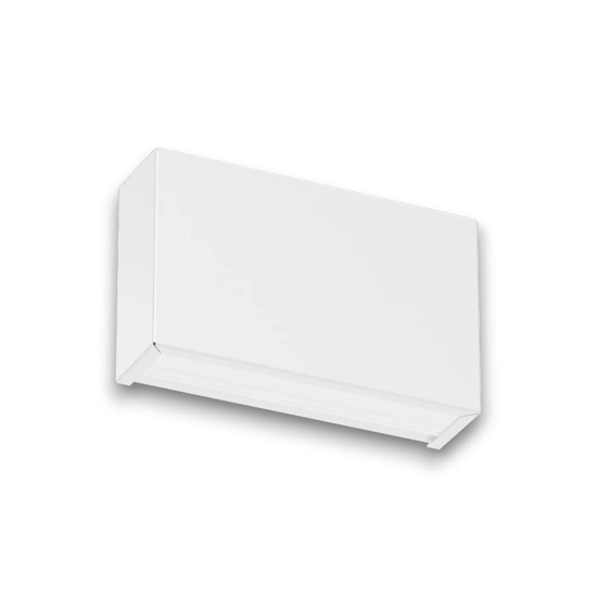 Applique led 6w 4000k linea light box w1 bianco mono emissione