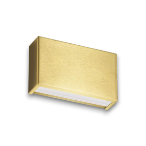 Applique box w1 oro mono emissione led 6w 3000k linea light