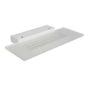 Applique linea light dublight led 13w 3000k moderna bianca