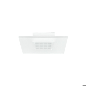 Plafoniera led 7w 3000k quadrata bianca linea light dublight sq