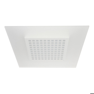 Plafoniera led 23w linea light 3000k dublight sq quadrata bianca