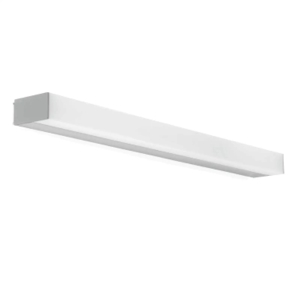 Applique per specchio da bagno kioo led 28w 3000k alluminio anodizzato linea light