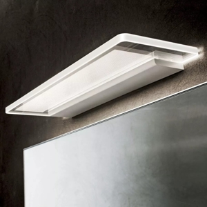 Applique skinny linea light led 25w 3000k per specchio da bagno