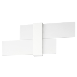 Applique led 12w 3000k moderna linea light triad 2 bianco