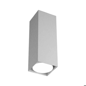 Faretto led da soffitto grigio squadrato gx53 top light