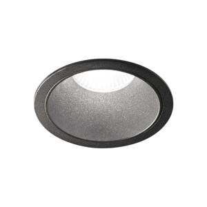 Game trim round ideal lux faretto led incasso 11w 3000k rotondo nero