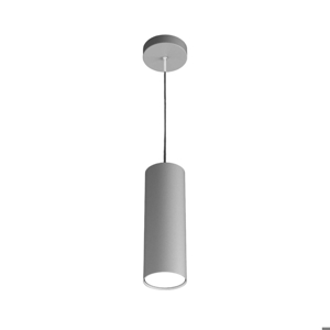 Lampadario a sospensione cilindro grigio top light shape