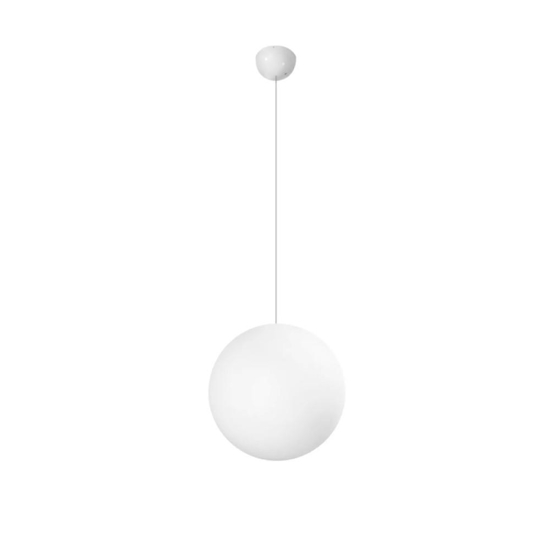 Lampadario sfera bianca linea light oh! p65