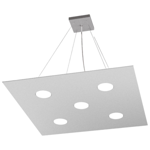 Top light area lampadario da cucina quadrato grigio