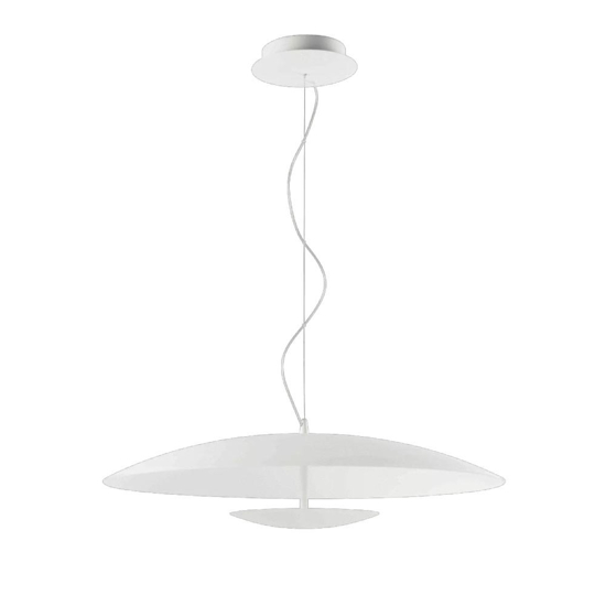 Lampadario da cucina horizon linea light bianco led 34w 3000k