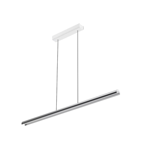 Halfpipe 2 linea light lampadario moderno led cromo 25w 3000k