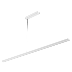 Lampadario moderno led 42w 3000k linea light halfpipe bianco