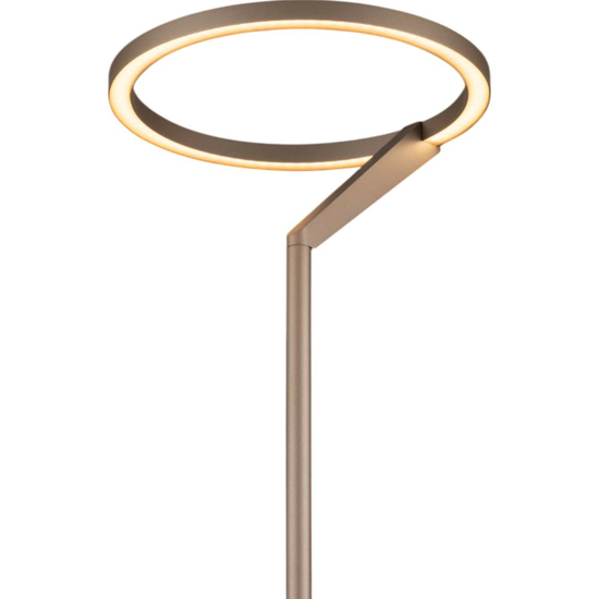 Lampada da comodino abat-jour design moderna moca caffe led dimmerabile