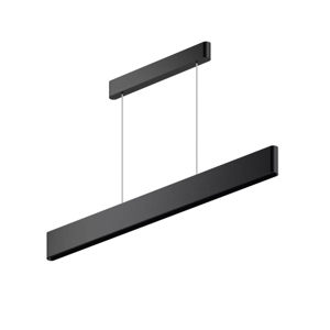 Linea light satori lampadario moderno led 3000k nero