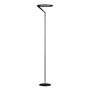 Lampada nera da terra design moderna led 26w 3000k dimmerabile