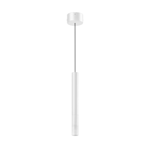 Lampada a sospensione cilindro bianco led 2w linea light sinfonia