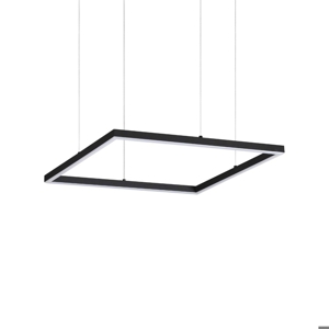 Oracle slim sp d050 square ideal lux lampadario nero led 33w 3000k