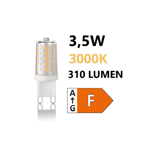 Lampadina g9 led 3,5w 3000k 310 lumen