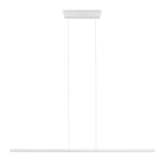 Lampadario moderno da ufficio bianco led 2700k linea light straight