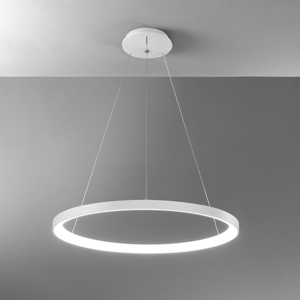 Vivida lampadario lifering bianco led 80w 3000k 4000k