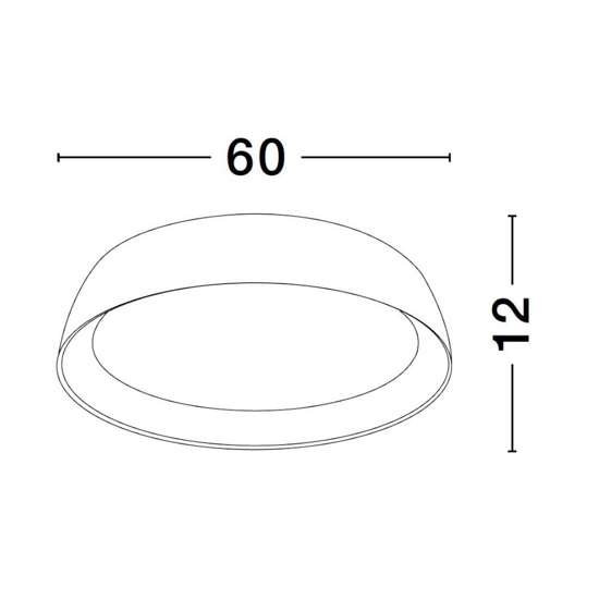 Plafoniera led 50w 3000k per cucina bianco effetto legno