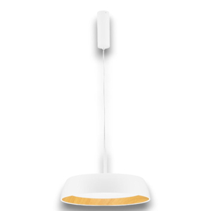 Lampadario per cucina led 40w 3000k bianco effetto legno