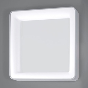 Plafoniera 80 led quadrata 80w 3000k 4000k vivida inner s