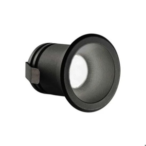 Ideal lux virus faretto led incasso a soffitto 3w 3000k nero tondo