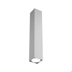 Faretto gx53 led grigio da soffitto squadrato top light plate